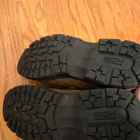 Mens Rockport XCS Brown Leather Boots Size 8.5M - Picture 8 of 10